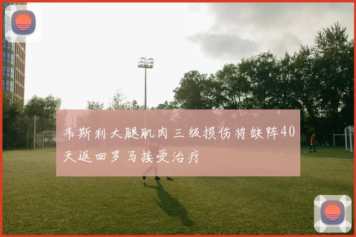 韦斯利大腿肌肉三级损伤将缺阵40天返回罗马接受治疗
